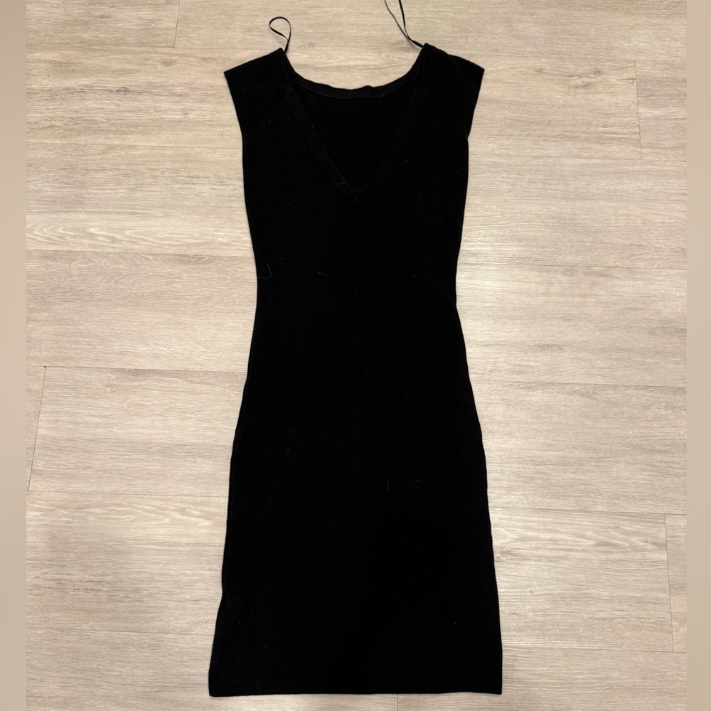 Black Zara Knit Dress - Picture 2 of 3